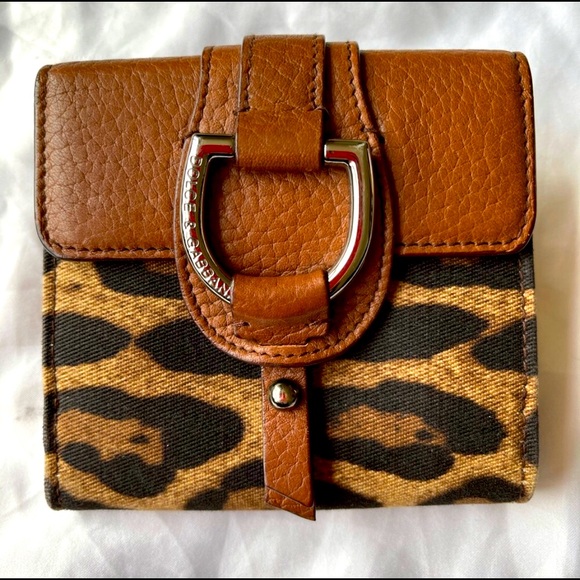 Dolce & Gabbana Handbags - DOLCE GABANA DESIGNER ANIMAL PRINT LEATHER WALLET